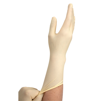 Dynarex Sterile Latex Surgical Gloves, 4 Mil Thick, Powder-Free, 50prs/bx, 4bxs/cs (200 Count)