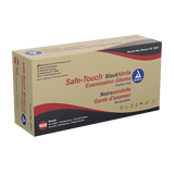 Dynarex Safe-Touch Black Nitrile Exam Gloves, Powder-Free, 100/bx, 10bxs/cs (1000 Count)