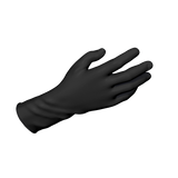 Dynarex Safe-Touch Black Nitrile Exam Gloves, Powder-Free, 100/bx, 10bxs/cs (1000 Count)