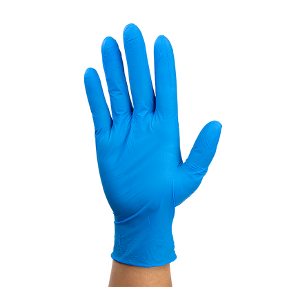 Dynarex Nitrile Exam Gloves In A Bag - Large Powder-Free, Blue - 1pr/bag, 500bgs/cs (500 Pairs)