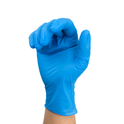 Dynarex Nitrile Exam Gloves In A Bag - Large Powder-Free, Blue - 1pr/bag, 500bgs/cs (500 Pairs)