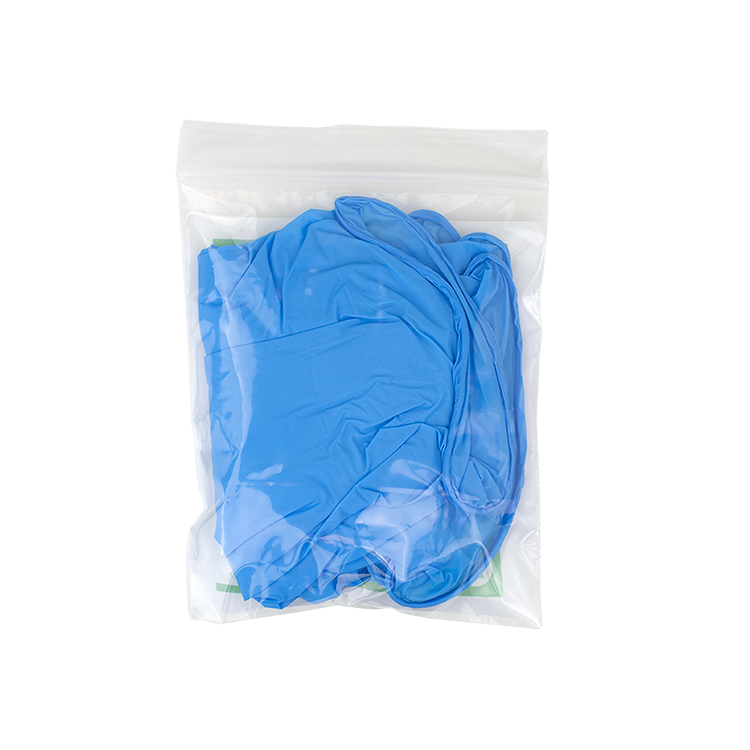 Dynarex Nitrile Exam Gloves In A Bag - Large Powder-Free, Blue - 2prs/bg, 500bgs/cs (1000 Pairs)