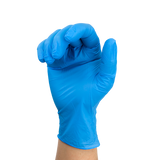 Dynarex Nitrile Exam Gloves In A Bag - Large Powder-Free, Blue - 2prs/bg, 500bgs/cs (1000 Pairs)