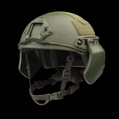 “Ear Armor” Attachable Side Helmet Protection for High Cut Helmet: Tested to LEVEL IIIA