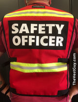 Incident Command Safety Officer Reflective Vest
