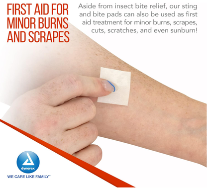 Dynarex Sting & Bite Pad, 3000ea/cs (3000 Count)