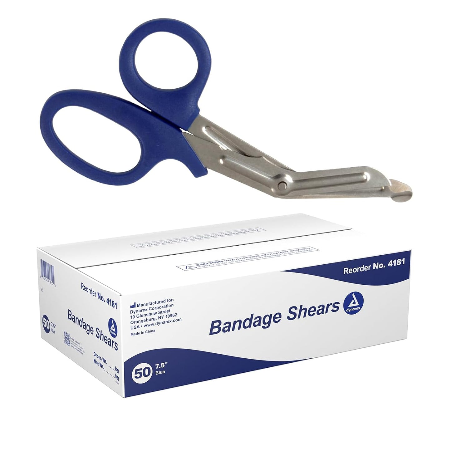 Dynarex Bandage Shears, 7.5"