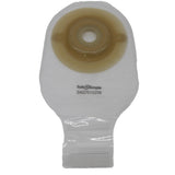 Safe N Simple 12" Convex 1-Piece Extended Wear Pre-Cut Drainable Ostomy Pouches (80 Count)