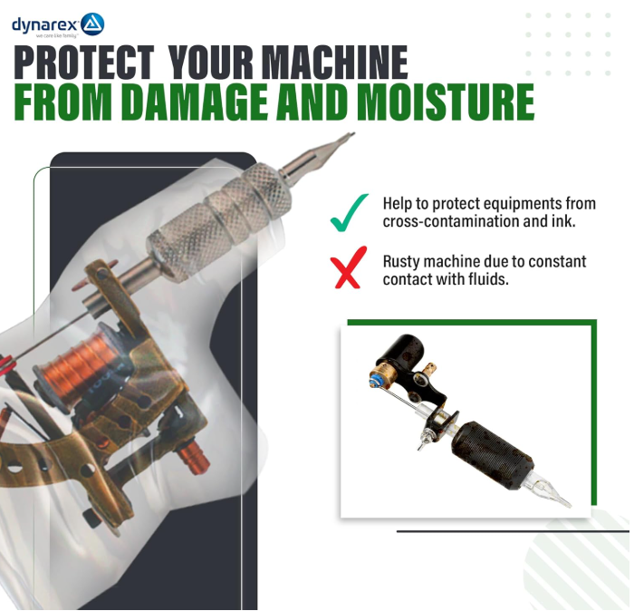 Dynarex Machine Bag, 5" x 5" - 500ea/bx, 16bxs/case (8000 Count)
