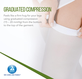 Dynarex DynaFit Compression Stockings - Thigh, Medium, 12pairs/bx, 5bxs/case (60 Pairs)