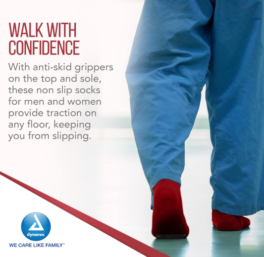 Dynarex Double Sided Slipper Socks - 48pairs/case (48 Count)