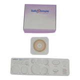 Safe N Simple 2- Piece Wafer Extended Wear with Tape Collar White 70mm 2 3/4" Flange Cut to Fit (40 Count)