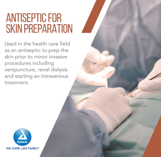 Dynarex Povidone Iodine Prep Solution Bottle