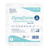 Dynarex DynaDerm - Hydrocolloid Dressing - Extra Thin, 6" x 6", 5ea/bx, 12bxs/cs (60 Count)