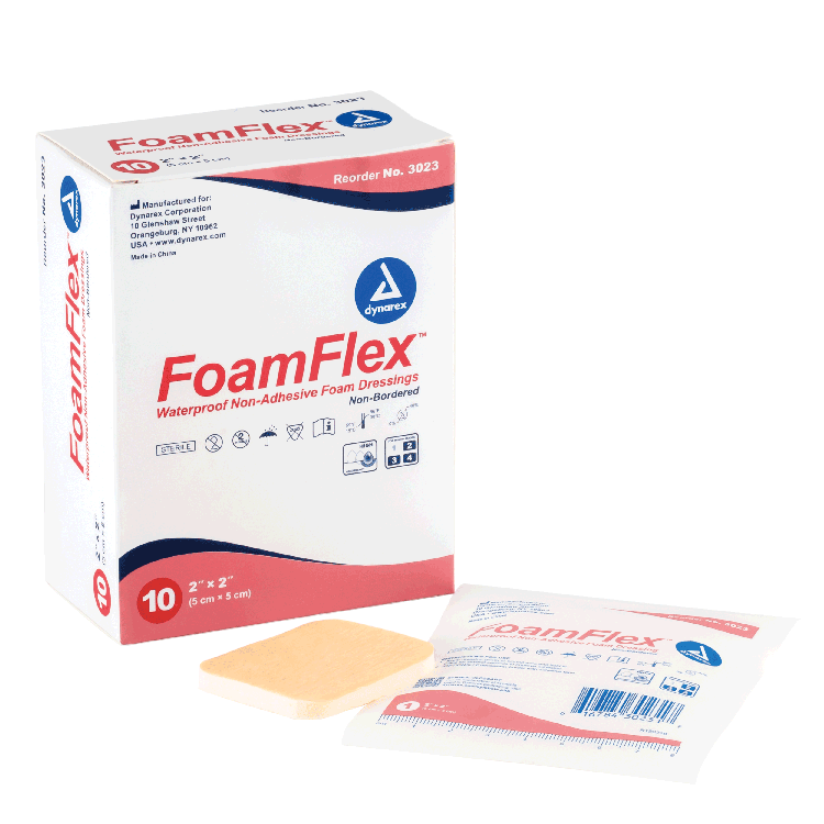 Dynarex FoamFlex - Non-Adhesive Waterproof Foam (120 Count)