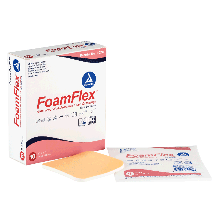 Dynarex FoamFlex - Non-Adhesive Waterproof Foam (120 Count)