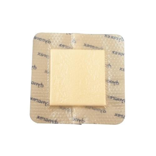Dynarex SiliGentle - Silicone Bordered Foam Dressing, 10ea/bx, 12bxs/cs (120 Count)