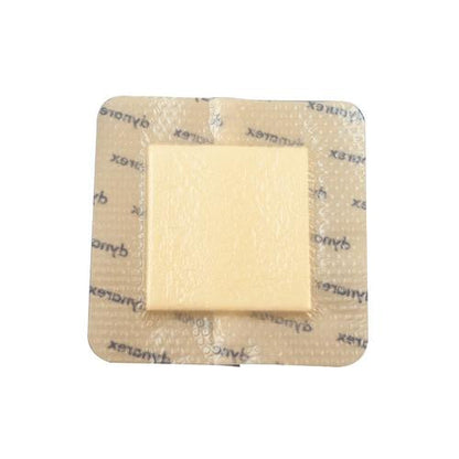Dynarex SiliGentle - Silicone Bordered Foam Dressing, 10ea/bx, 12bxs/cs (120 Count)