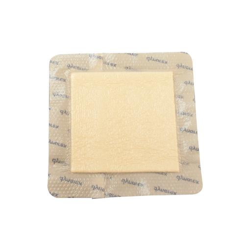 Dynarex SiliGentle - Silicone Bordered Foam Dressing, 10ea/bx, 12bxs/cs (120 Count)
