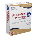 Dynarex Oil Emulsion Dressing, 3" x 8", 24ea/bx 6bxs/cs (144 Count)