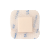 Dynarex SiliGentle AG - Silver Silicone Bordered Foam Dressing, 10ea/bx, 5bxs/cs (50 Count)