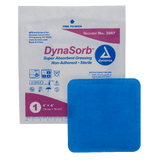 Dynarex DynaSorb - Super Absorbent Dressing, Non-Adhering, 10ea/bx, 12bxs/cs (120 Count)