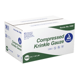 Dynarex Compressed Krinkle Gauze Bandage - Sterile, 4.5" x 4.1 yd, 100ea/cs (100 Count)