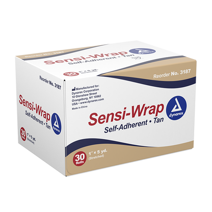 Dynarex Sensi Wrap, Self-Adherent - Latex Free, Tan