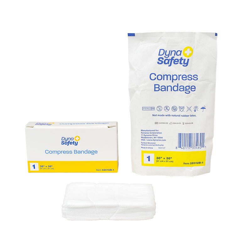 Dynarex Compress Bandage - 1/Unit - 1ea/bx, 50bx/cs (50 Count)