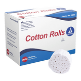 Dynarex Cotton Rolls, #2 - Medium, 2000ea/bx 10bxs/cs (20000 Count)
