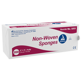 Dynarex Non-Woven Sponge, 3" x 3" 4 Ply   200ea/bx, 20bxs/cs (4000 Count)