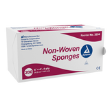 Dynarex Non-Woven Sponge, 4" x 4" 4 Ply   200ea/bx, 10bxs/cs (2000 Count)