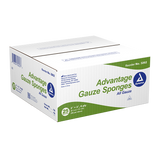 Dynarex Advantage Surgical Sponges, 2" x 2" 8 Ply  200ea/bx, 25bxs/cs (5000 Count)