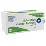 Dynarex Advantage Surgical Sponges, 3" x 3" 12Ply 200ea/bx, 20bxs/cs (4000 Count)