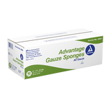 Dynarex Advantage Surgical Sponges, 4" x 4" 12 Ply - 200ea/bx, 10bxs/cs (2000 Count)