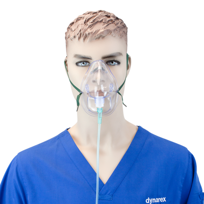 Dynarex Resp-O2 Medium-Concentration Elongated Masks (50 Count)