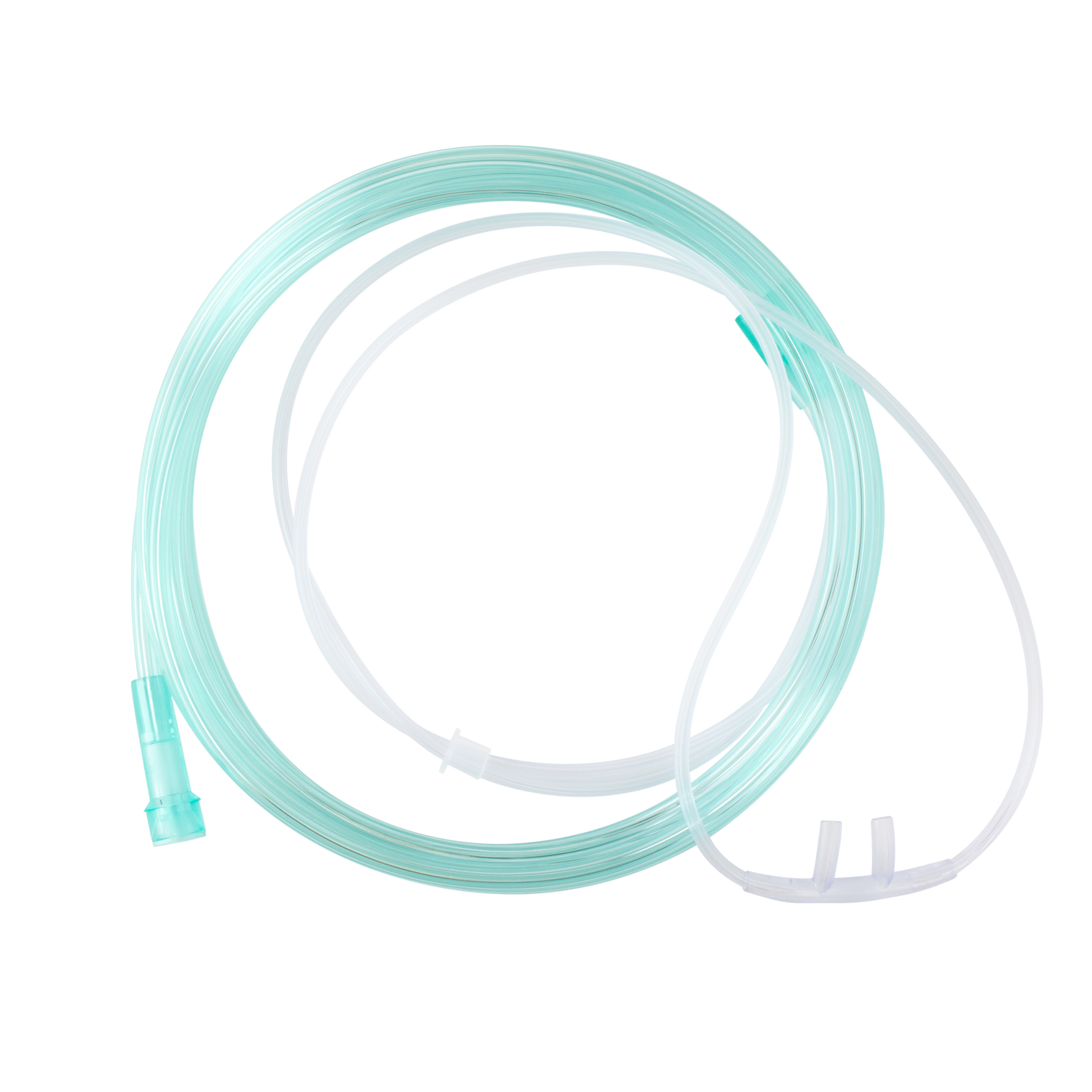 Dynarex Resp-O2 Nasal Oxygen Cannulas with Standard Tips - Adult, 21' Standard Connector (25 Count)