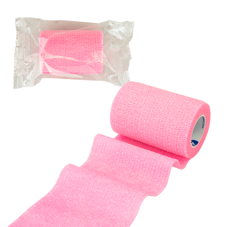 Dynarex Sensi Wrap, Self-Adherent - Latex Free, 4" X 5 yds, 18ea/cs (18 Count)