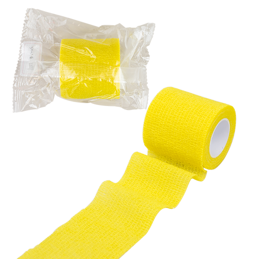 Dynarex Sensi Wrap, Self-Adherent Wrap - Latex Free, Yellow