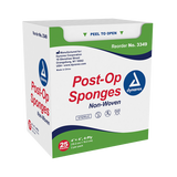 Dynarex Post-op Sponge - Sterile 2's, 4 Ply - 25ea/bx, 24bxs/cs (600 Count)