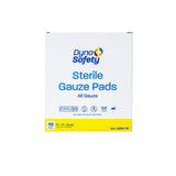 Dynarex Gauze Pad - Sterile 1's, 4" x 4" 12 Ply  25ea/bx, 28bxs/cs (700 Count)