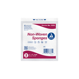 Dynarex Non-Woven Sponge - Sterile 2's, 3" x 3" 4 Ply - 50ea/bx, 24bxs/cs (1200 Count)