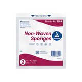 Dynarex Non-Woven Sponge - Sterile 2's, 4" x 4" 4 Ply, 25ea/bx, 24bxs/cs (600 Count)
