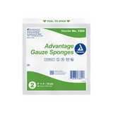 Dynarex Gauze Sponge - Sterile 2's, 4" x 4" 12 Ply, 25ea/bx, 24bxs/cs (600 Count)