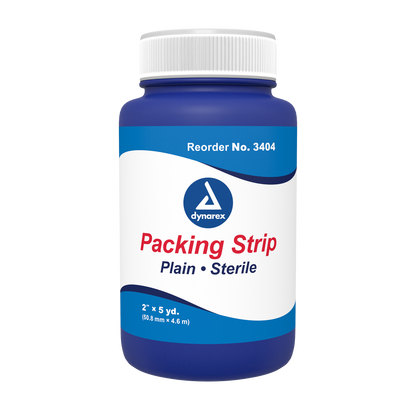 Dynarex Packing Strips Plain - Sterile, 12ea/cs (12 Count)