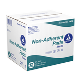Dynarex Non-Adherent Pads - Sterile, 3" x 8", 50ea/bx, 12bxs/cs (600 Count)
