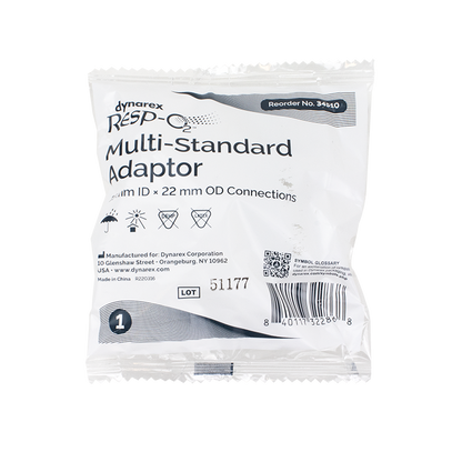 Dynarex Resp-O2™ Adapters & Connectors (50 Count)