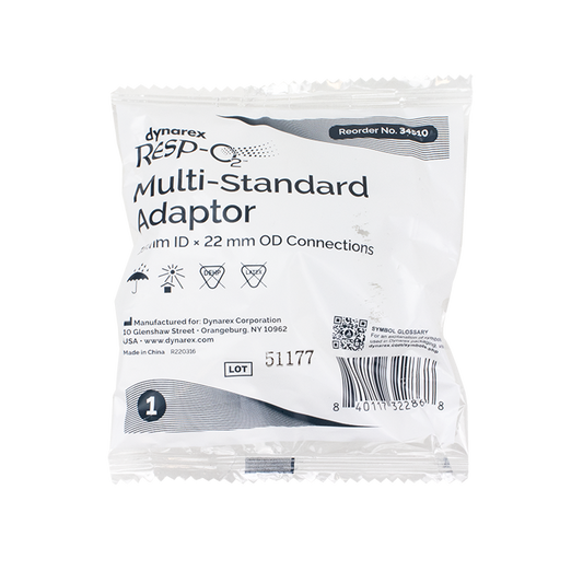 Dynarex Resp-O2™ Adapters & Connectors (50 Count)