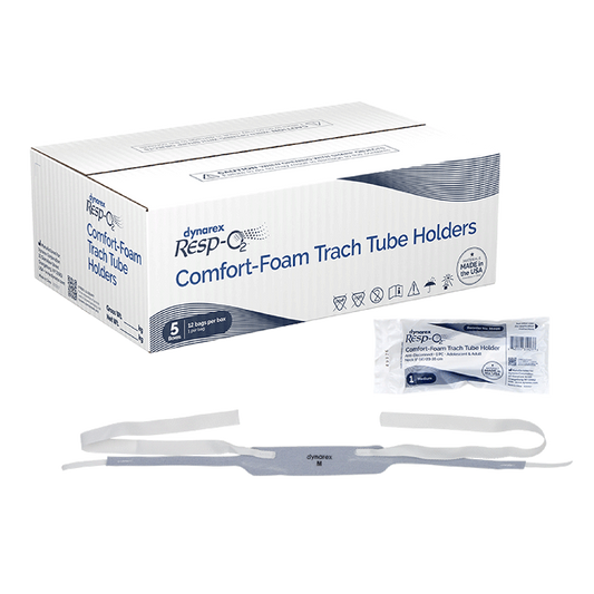 Dynarex Comfort-Foam Trach Tube Holder - Anti Disconnect, 1 Piece (60 Count)