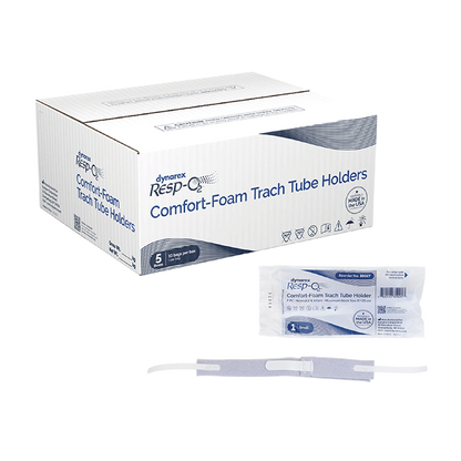 Dynarex Comfort-Foam Trach Tube Holder, 2-Piece (50 Count)